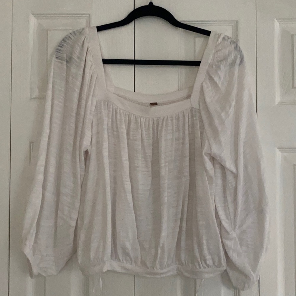White Free People Blouse - Size M